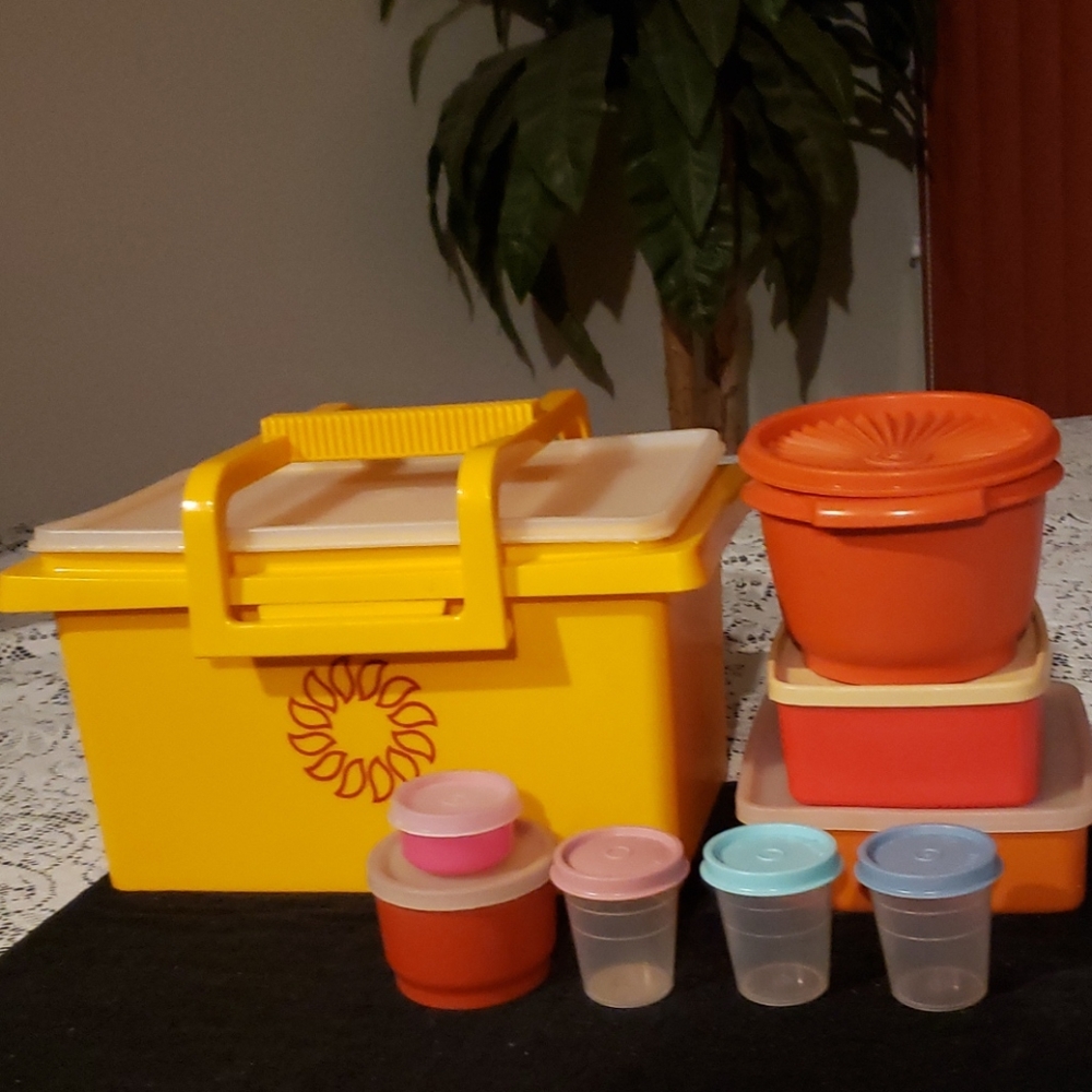 Tupperware Containers with Lids.